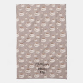 コーヒパーソナライズされたーバーステーションのキッチンタオル キッチンタオル (縦)