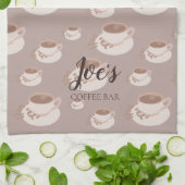 コーヒパーソナライズされたーバーステーションのキッチンタオル キッチンタオル (折り畳み)