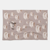 コーヒパーソナライズされたーバーステーションのキッチンタオル キッチンタオル (横)