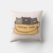 コーヒパーソナライズされたーベア クッション (裏面)