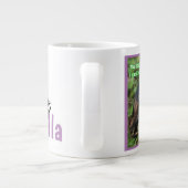 コーヒパーソナライズされたーマグと聖句感動的付き ジャンボコーヒーマグカップ (裏面)