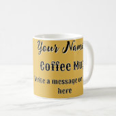 コーヒパーソナライズされたーマグの香り コーヒーマグカップ (正面右)
