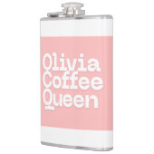 コーヒパーソナライズされたーマグカップ – 名前をカスタムするギフト フラスク (左)