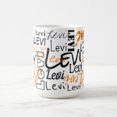 コーヒパーソナライズされたーマググ コーヒーマグカップ (中央)