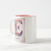 コーヒパーソナライズされたーマググ ツートーンマグカップ (正面左)