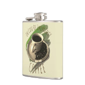 コーヒパーソナライズされたーラバーカップソーサービーンズフラスコ フラスク (左)