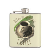 コーヒパーソナライズされたーラバーカップソーサービーンズフラスコ フラスク (正面)