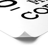 コーヒパーソナライズされたーラバーズキッチンアートプリント ポスター (角)