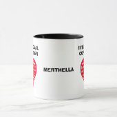 コーヒパーソナライズされたー好き マグカップ (中央)