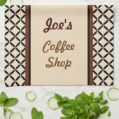 コーヒパーソナライズされたー・タオル キッチンタオル (折り畳み)