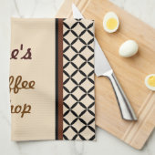 コーヒパーソナライズされたー・タオル キッチンタオル (四つ折り)