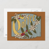 コーヒビクトリアンー標識 ポストカード (正面/裏面)