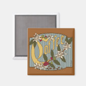 コーヒビクトリアンー標識 マグネット (正面/裏面)