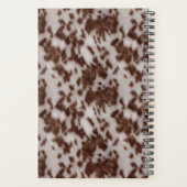 コーヒフェイクド&レザーアニマルプリント プランナー手帳 (裏面)