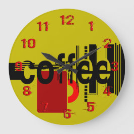 コーヒモダンーのミニマリスト ラージ壁時計