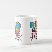 コーヒモダンーの時間を上げ輝かせる コーヒーマグカップ (中央)