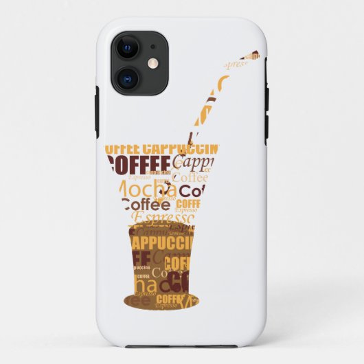 コーヒモダンーイラストレーション Case-Mate iPhoneケース (裏面)