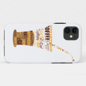 コーヒモダンーイラストレーション Case-Mate iPhoneケース (裏面(横))