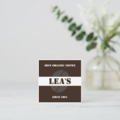 コーヒモダンーエレガントショップビーンズ ロイヤリティカード (スタンド正面)