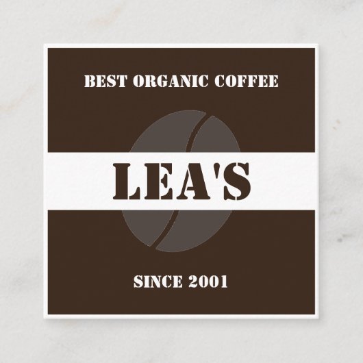 コーヒモダンーエレガントショップビーンズ ロイヤリティカード (正面)