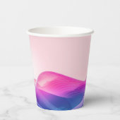 コーヒモダンーショップカフェまたはバーカスタムバリスタ 紙コップ (裏面)