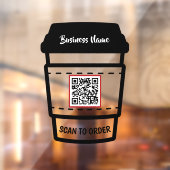 コーヒモダンーショップスキャンQRコード注文メニュー ウィンドウサイン (シート2)