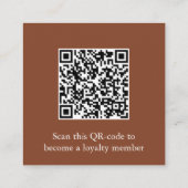 コーヒモダンーショッププロフェッショナル名刺 スクエア名刺 (裏面)