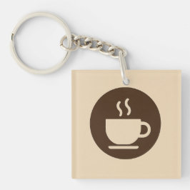 ☕コーヒモダンーショップロイヤリティ&名刺 キーホルダー