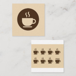 ☕コーヒモダンーショップロイヤリティ&名刺 ロイヤリティカード