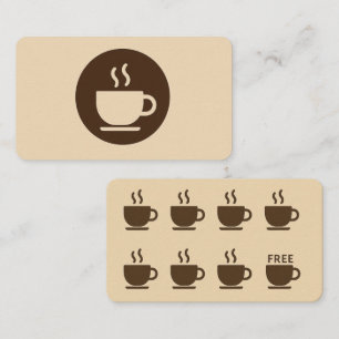 ☕コーヒモダンーショップロイヤリティ&名刺 名刺