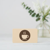 ☕コーヒモダンーショップロイヤリティ&名刺 名刺 (スタンド正面)