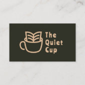 コーヒモダンーショップlプロフェッショナルロゴ 名刺 (正面)