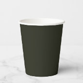 コーヒモダンーショップlプロフェッショナルロゴSage Green 紙コップ (裏面)