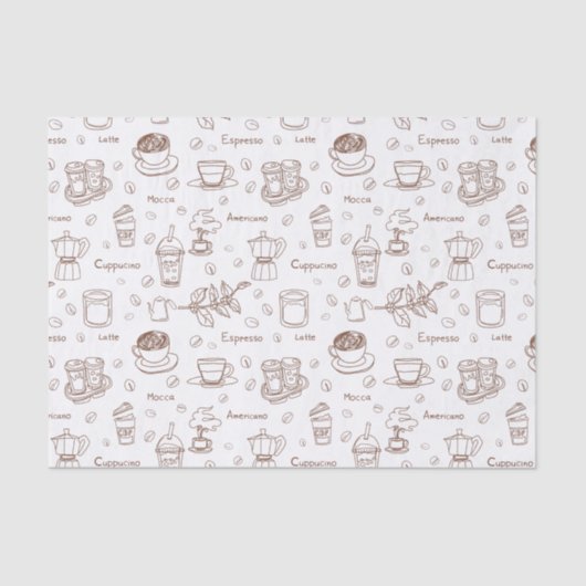 コーヒモダンーパターン 薄葉紙 (正面)