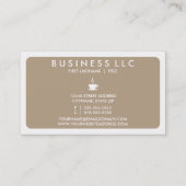 コーヒモダンーマグ(カラーカスタマイズ可能) 名刺 (裏面)