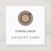 コーヒモダンーミニマルアイコン店ロイヤリティカード ロイヤリティカード (正面)