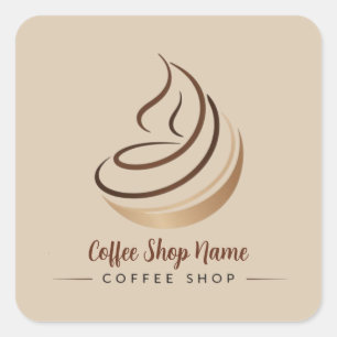 コーヒモダンーミニマルショッププロフェッショナルショップ スクエアシール