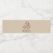 コーヒモダンーミニマルショッププロフェッショナルショップ ペットボトルラベル (シングルラベル)