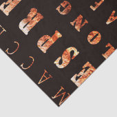 コーヒモダンー型タイポグラフィブラウン 薄葉紙 (詳細)