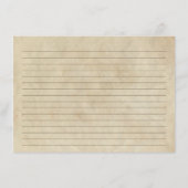 コーヒモダンー素朴プラント豆引用文レシピカード エンクロージャーカード (裏面)