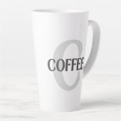 コーヒモノグラムのー カフェラテマグ (右アングル)