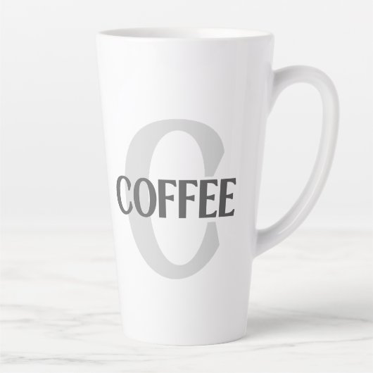 コーヒモノグラムのー カフェラテマグ (右)