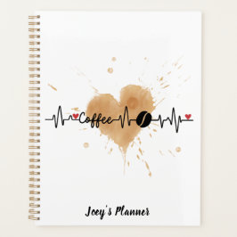 コーヒモノトーンのーは心拍コーヒーを飛ばす プランナー手帳