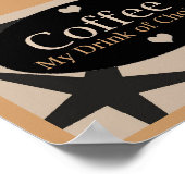 コーヒユニークーデザイン ポスター (角)