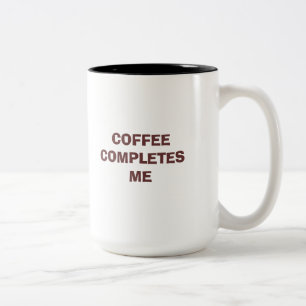 コーヒユーモアのあるーでマグが完了 ツートーンマグカップ