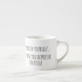 コーヒユーモアのあるープン エスプレッソカップ (右)