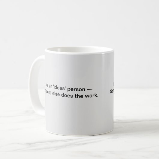 コーヒユーモアのあるーマグのボス コーヒーマグカップ (正面左)