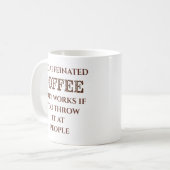 コーヒユーモアのあるーマググ コーヒーマグカップ (正面左)