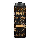 コーヒユーモアのあるーラバーやる気を起こさせるデザイン タンブラー (正面)