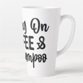 コーヒランニングーとドライシャンプーの カフェラテマグ (右)